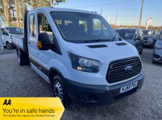 2018 (68 PLATE) FORD TRANSIT 350 TIPPER CREW CAB 7 SEATS