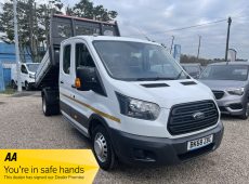 2018 (68 PLATE) FORD TRANSIT 350 DOUBLE CAB TIPPER