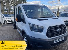 2018 (68 PLATE) FORD TRANSIT 350 L3 DOUBLE CAB TIPPER LOW MILES EURO 6 ULEZ COMPLIANT