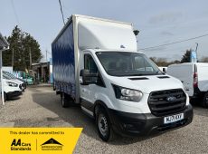 2021 (71 PLATE) FORD TRANSIT 350 LEADER CURTAIN SIDED LUTON EURO 6 ULEZ COMPLIANT