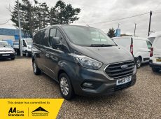 2020 (69 PLATE) FORD TRANSIT CUSTOM 300 LIMITED P/V ECOBLUE AIR CON HEATED SEATS EURO 6 ULEZ COMPLIANT