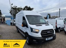 2021 (21 PLATE) FORD TRANSIT 350 LEADER PANEL VAN L4 H3 JUMBO EURO 6 ULEZ COMPLIANT 83K MILES * WET BELT HAS BEEN REPLACED *