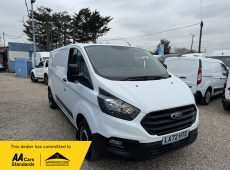 2023 (72 PLATE) FORD TRANSIT CUSTOM 300 LEADER EBLUE L2 PANEL VAN FULL SERVICE HISTORY ** ONLY 19K MILES ** EURO 6 ULEZ COMPLIANT