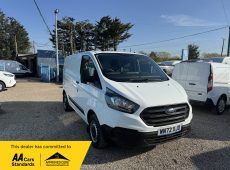 2022 (72 PLATE) FORD TRANSIT CUSTOM 300 LEADER EBLUE L1 H1 PANEL VAN WITH AIR CON EURO 6 79K MILES * WET BELT WILL BE CHANGED *