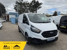 2019 (19 PLATE) FORD TRANSIT CUSTOM 280 LEADER ECOBLUE L1 PANEL VAN EURO 6 ULEZ COMPLIANT ** NO VAT ** NEW WET BELT **