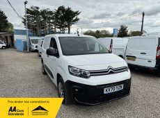 2020 (70 PLATE) CITROEN BERLINGO 100 EN-PRISE L1 H1 PANEL VAN AIR CON 47K MILES