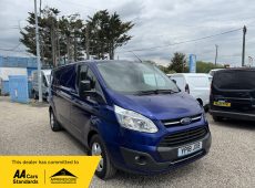2018 (18 PLATE) FORD TRANSIT CUSTOM 290 LIMITED L2 H1 PANEL VAN FULL FORD SERVICE HISTORY 42K MILES ** NO VAT **