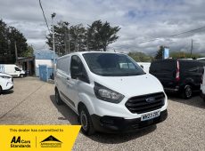 2023 (23 PLATE) FORD TRANSIT CUSTOM 300 LEADER EBLUE L1 H1 PANEL VAN WITH AIR CON 58K MILES * WET BELT WILL BE CHANGED *