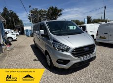 2023 (23 PLATE) FORD TRANSIT CUSTOM 300 LIMITED L2 PANEL VAN AIR CON 48K MILES