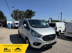 2021 (21 PLATE) FORD TRANSIT CUSTOM 280 LIMITED EBLUE L1 PANEL VAN AIR CON 59K MILES * WET BELT WILL BE REPLACED GENIUNE FORD PARTS *