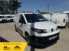 2024 (24 PLATE) PEUGEOT PARTNER ASPHALT L2 PANEL VAN AIR CON SAT NAV 27K MILES