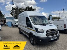 2018 (18 PLATE) FORD TRANSIT 350 L3 H3 PANEL VAN EURO 6 ULEZ COMPLIANT 68K MILES ** NO VAT ** NEW WET BELT **