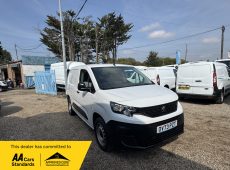 2023 (23 PLATE) PEUGEOT PARTNER PROFESSIONAL PREMIUM + L1 PANEL VAN WITH AIR CON  SAT NAV CRUISE CONTROL 41K MILES