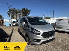 2022 (72 PLATE) FORD TRANSIT CUSTOM 280 LIMITED EBLUE L1 ** AUTOMATIC ** PANEL VAN 38K MILES